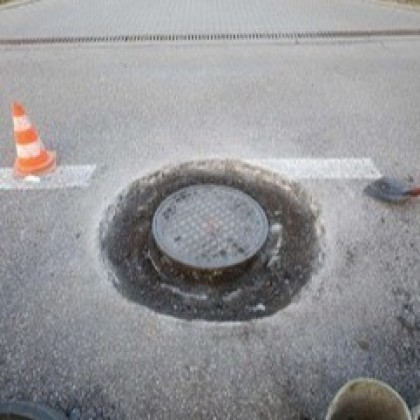 Wymiana włazów kanalizacyjnych na terenie gminy Halinów